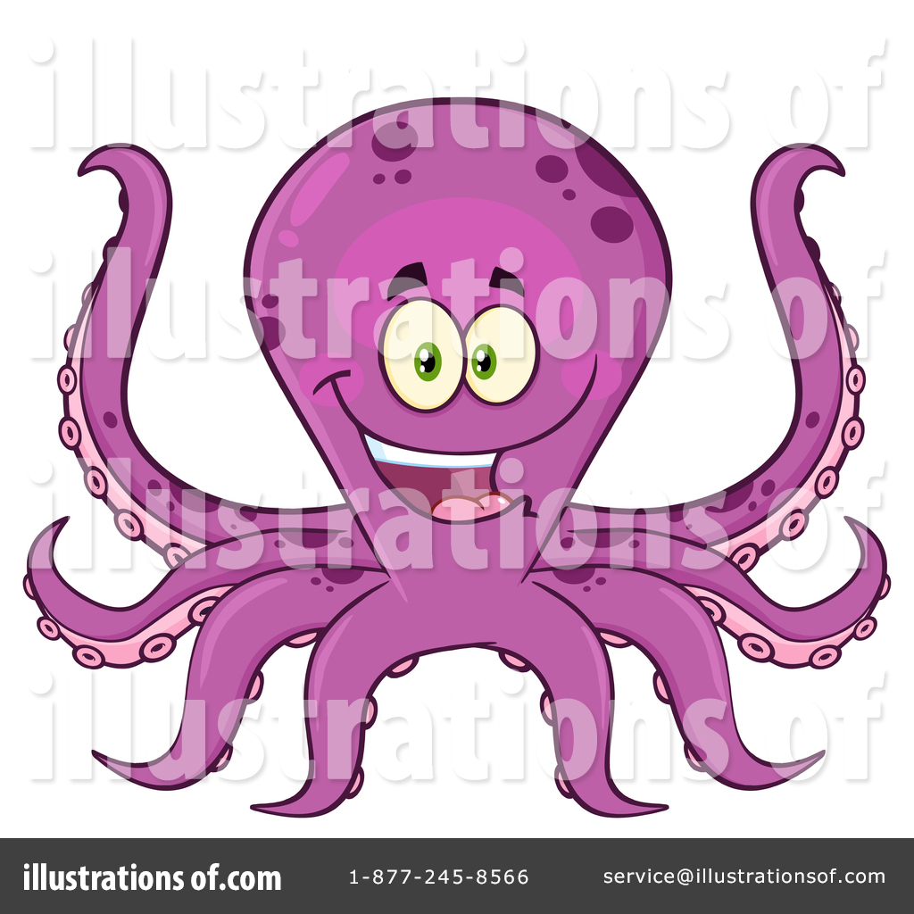 octopus clipart toon