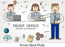 Clip art library . Office clipart front office