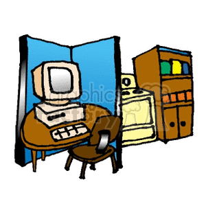office clipart home office