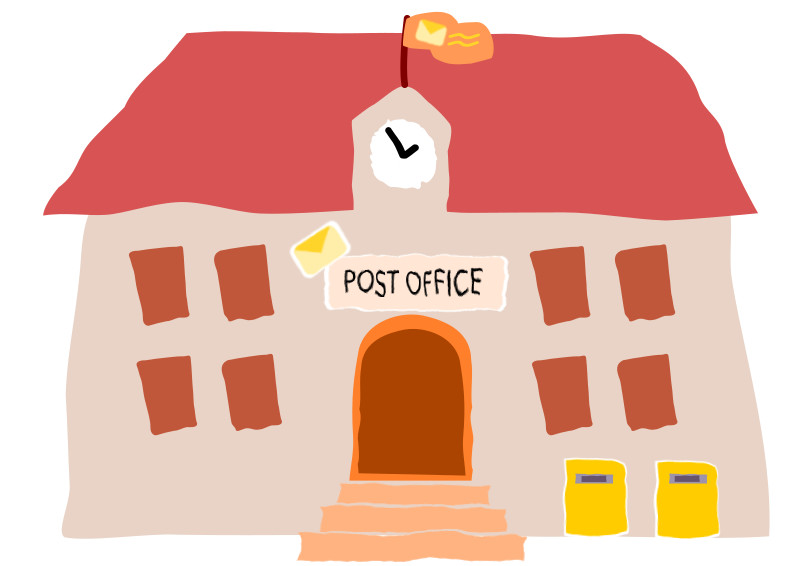 office clipart post office