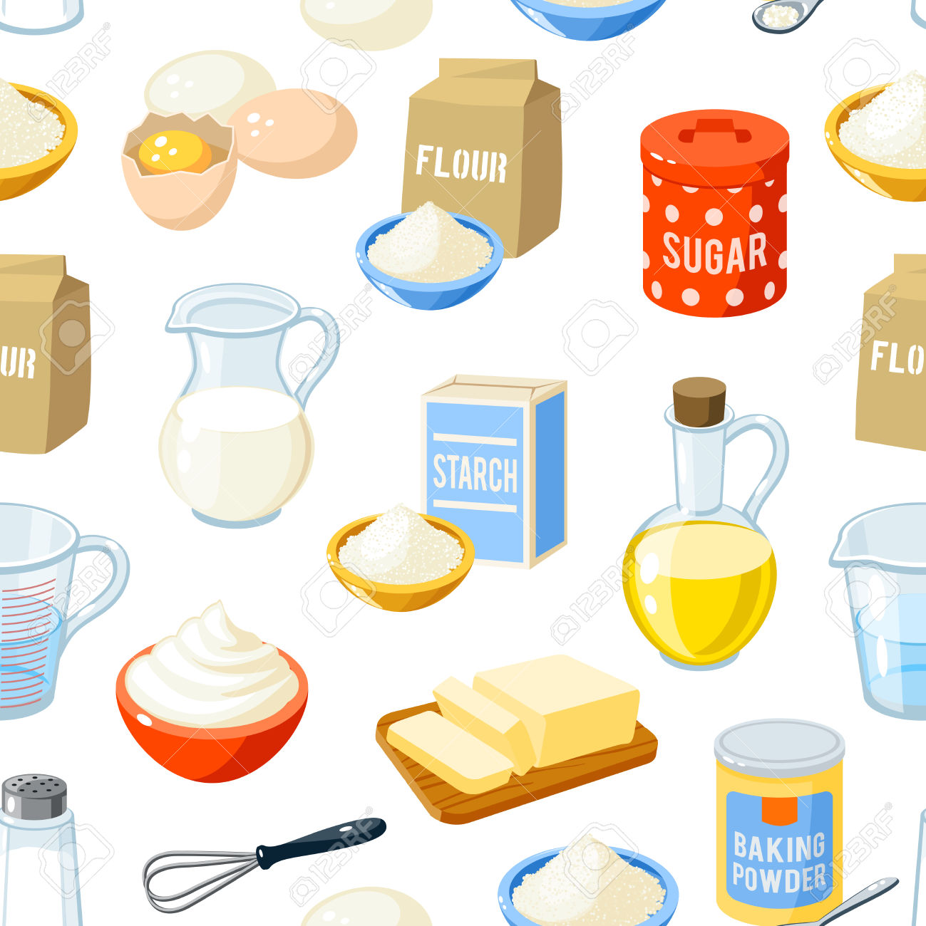 oil clipart flour