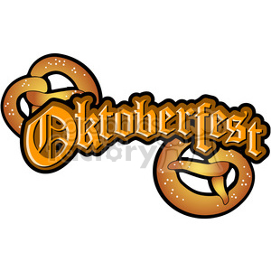 Pretzel royalty free . Oktoberfest clipart logo