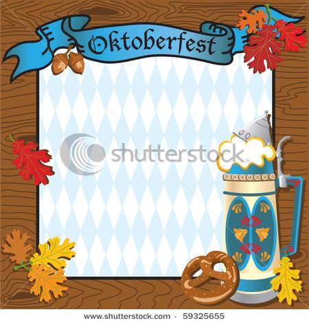 Oktoberfest clipart template. Invitation kai s birthday