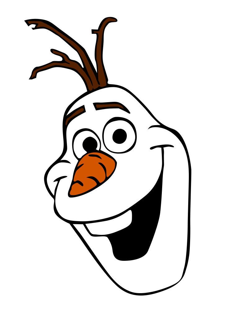 Olaf clipart cut out. Pin on svg vector