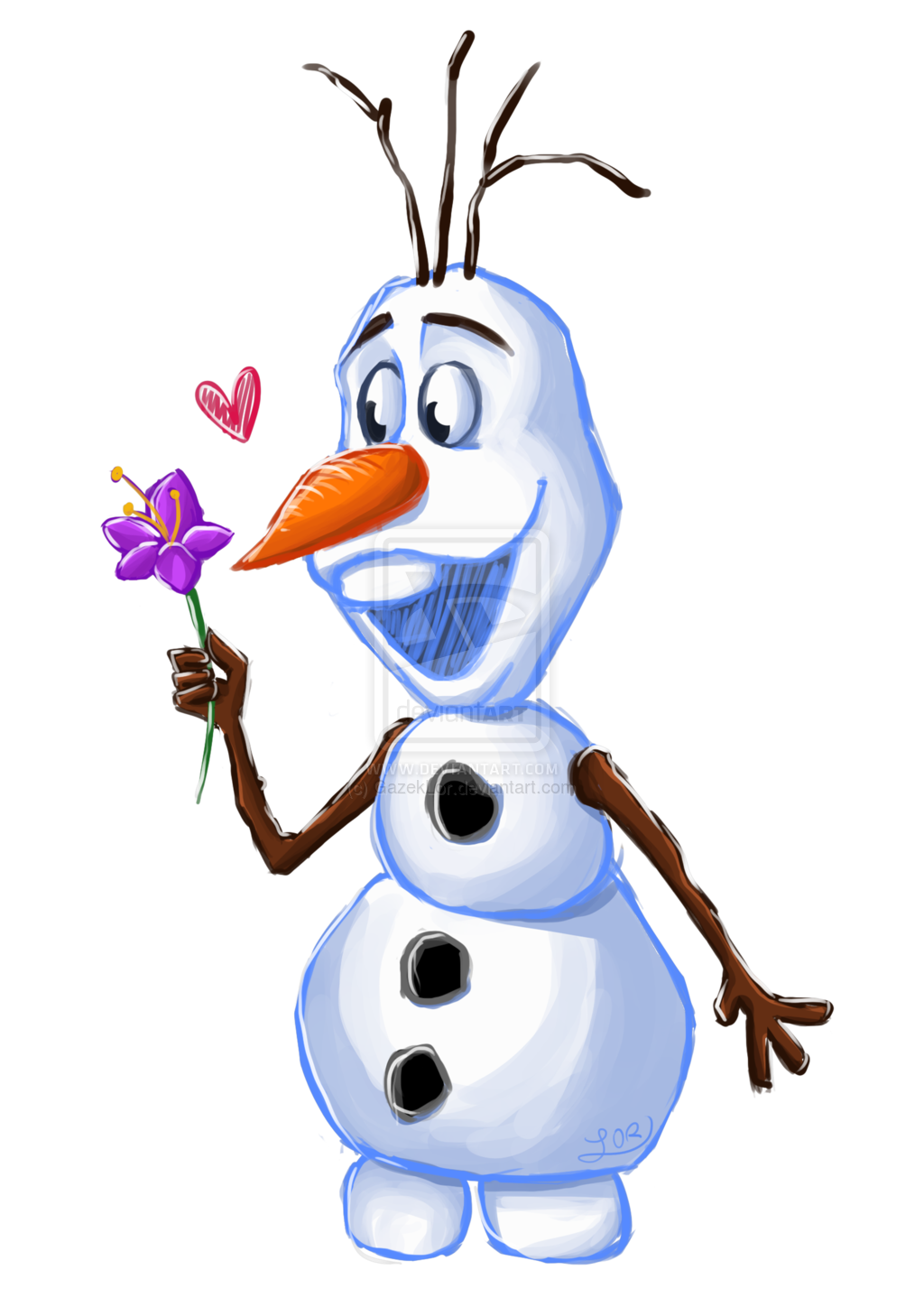 Olaf drawing