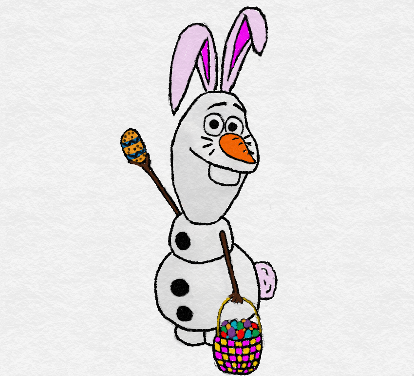 olaf clipart easter