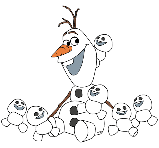 olaf clipart frozen fever