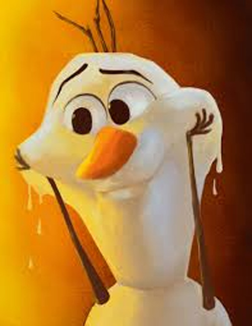 Olaf clipart melting. Science change of state