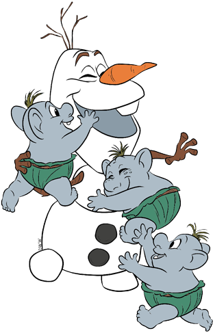 olaf clipart smell