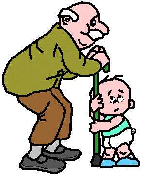 Young clipart. And old 
