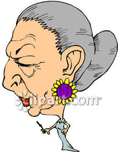 old clipart caricature