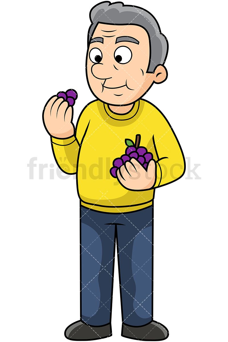old clipart eating
