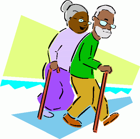 old clipart elderly person