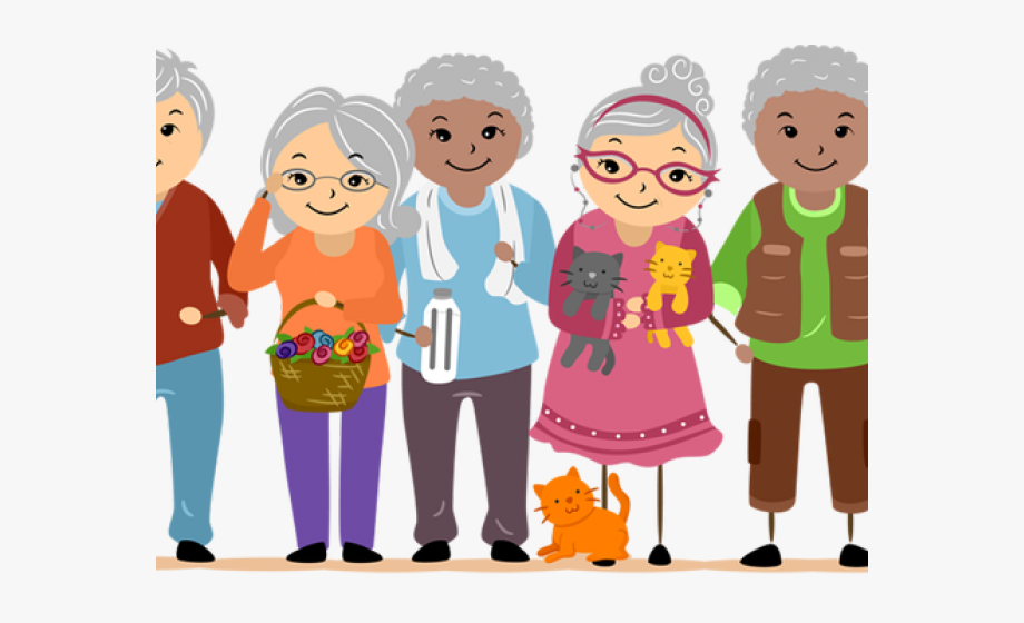 Old clipart geriatric. Senior citizens day 