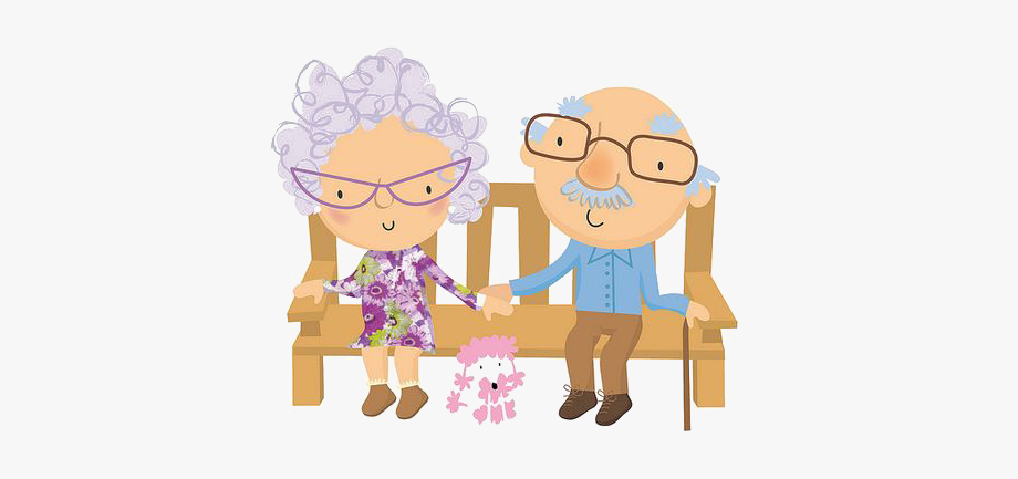 Grandparent art clip his. Old clipart grow old