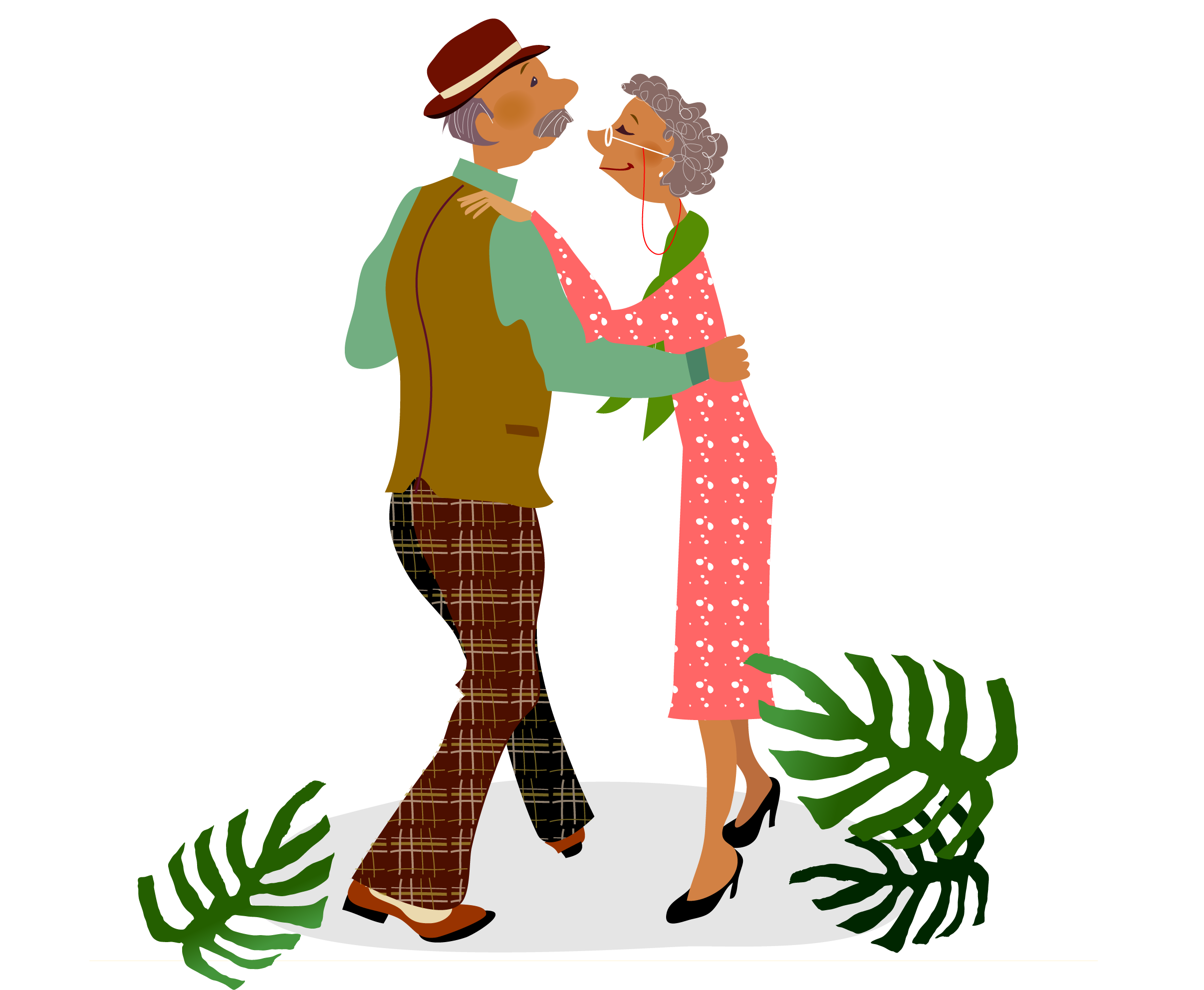old clipart husband and wife