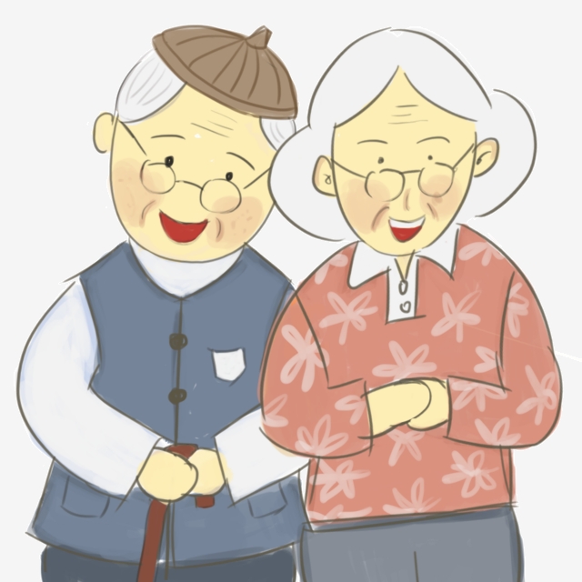 Fashioned couple cartoon free. Old clipart husband and wife
