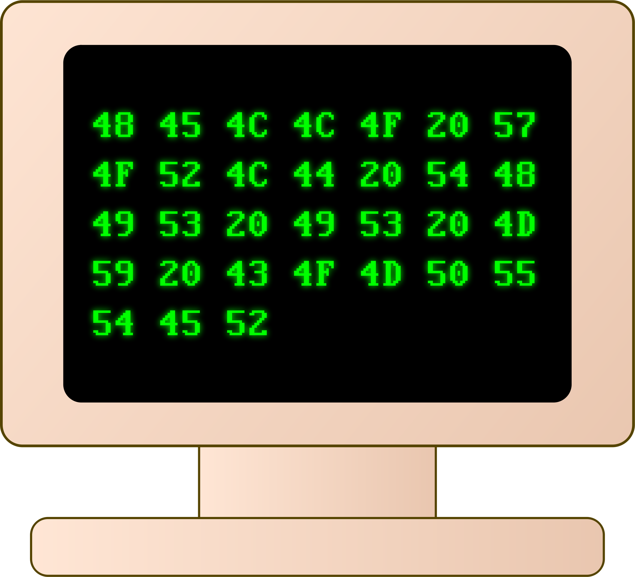 pc clipart display