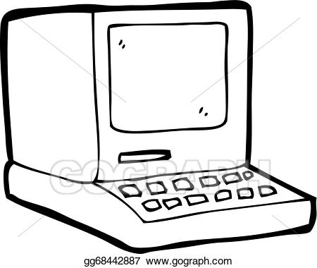 old clipart old computer