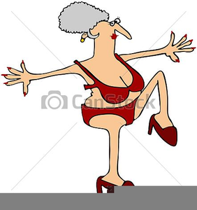 old clipart old lady