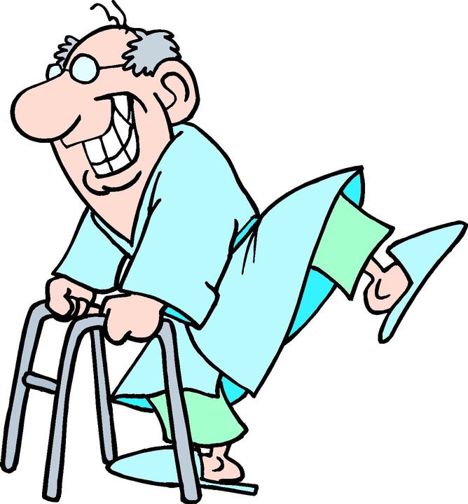 old clipart old patient