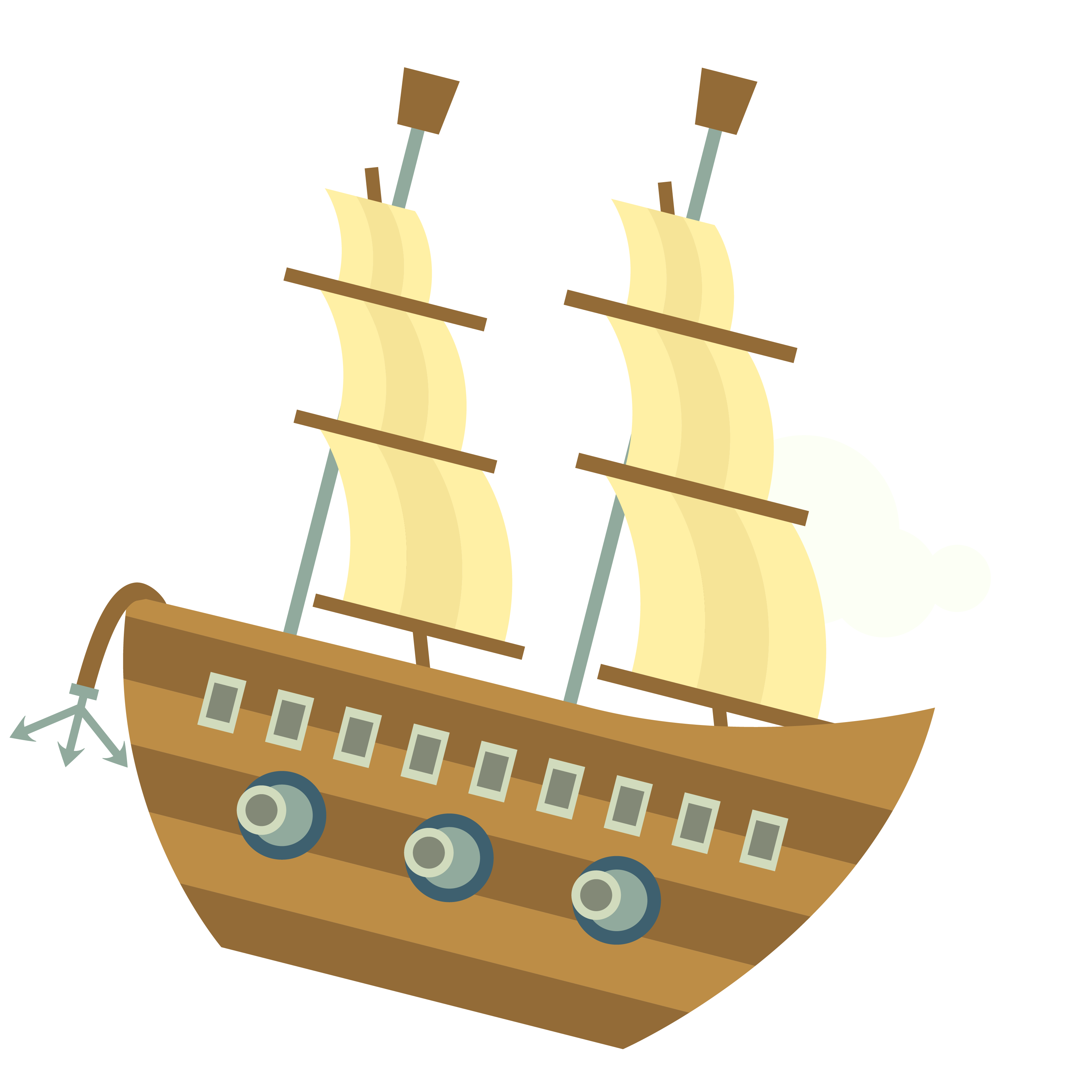 old clipart pirate ship