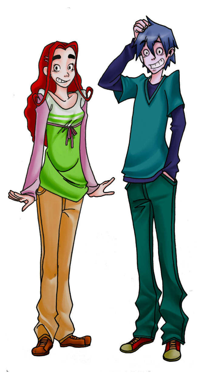 Monster allegy zick and. Old clipart short person