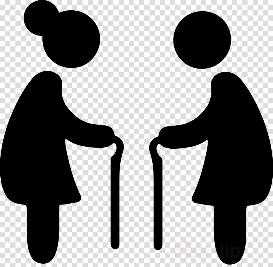Age people illustration . Old clipart silhouette