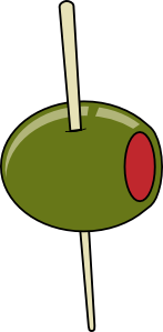 olive clipart stick