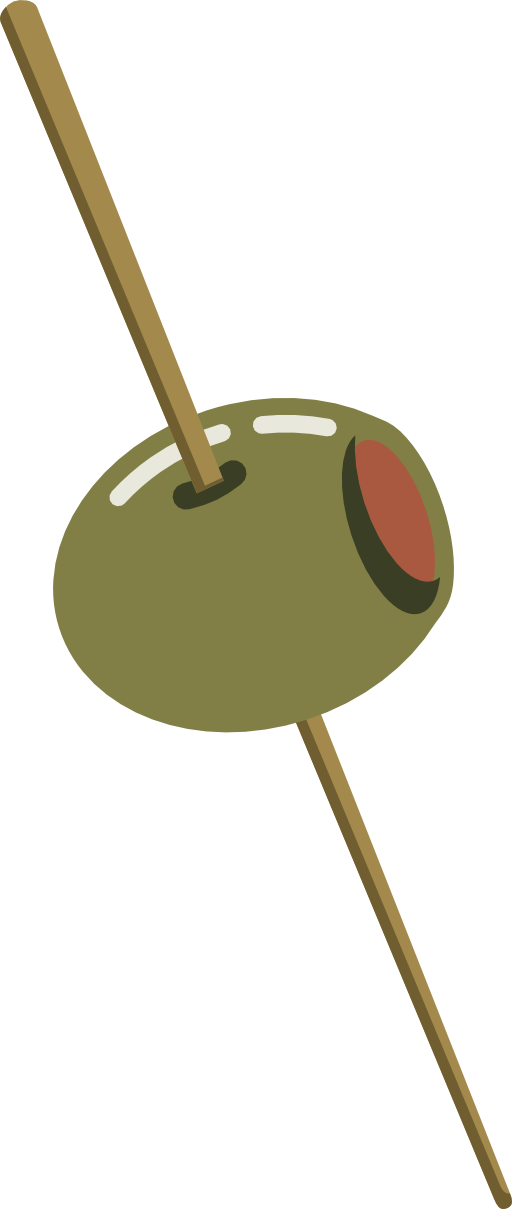 olive clipart toothpick