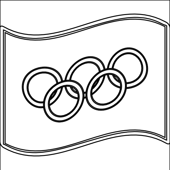 olympics clipart black and white