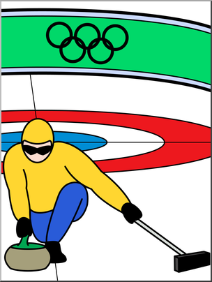 olympics clipart curling