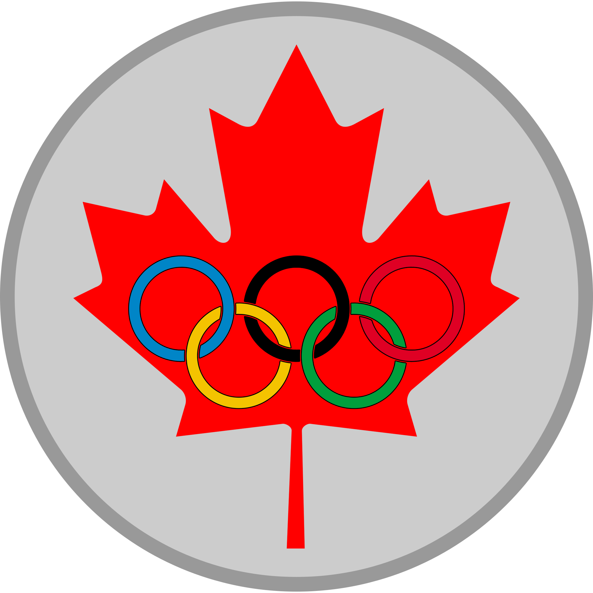 Olympic clipart leaf. File maple silver medal