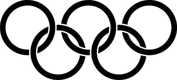 olympic clipart olympic flag