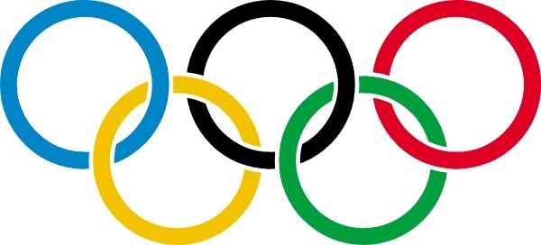 Olympic clipart olympic rings. Clip art free vector