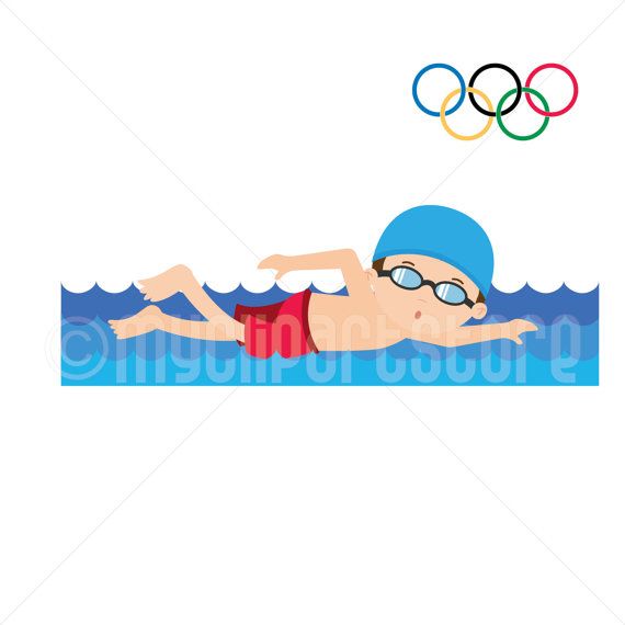 olympics clipart olympic swimmer