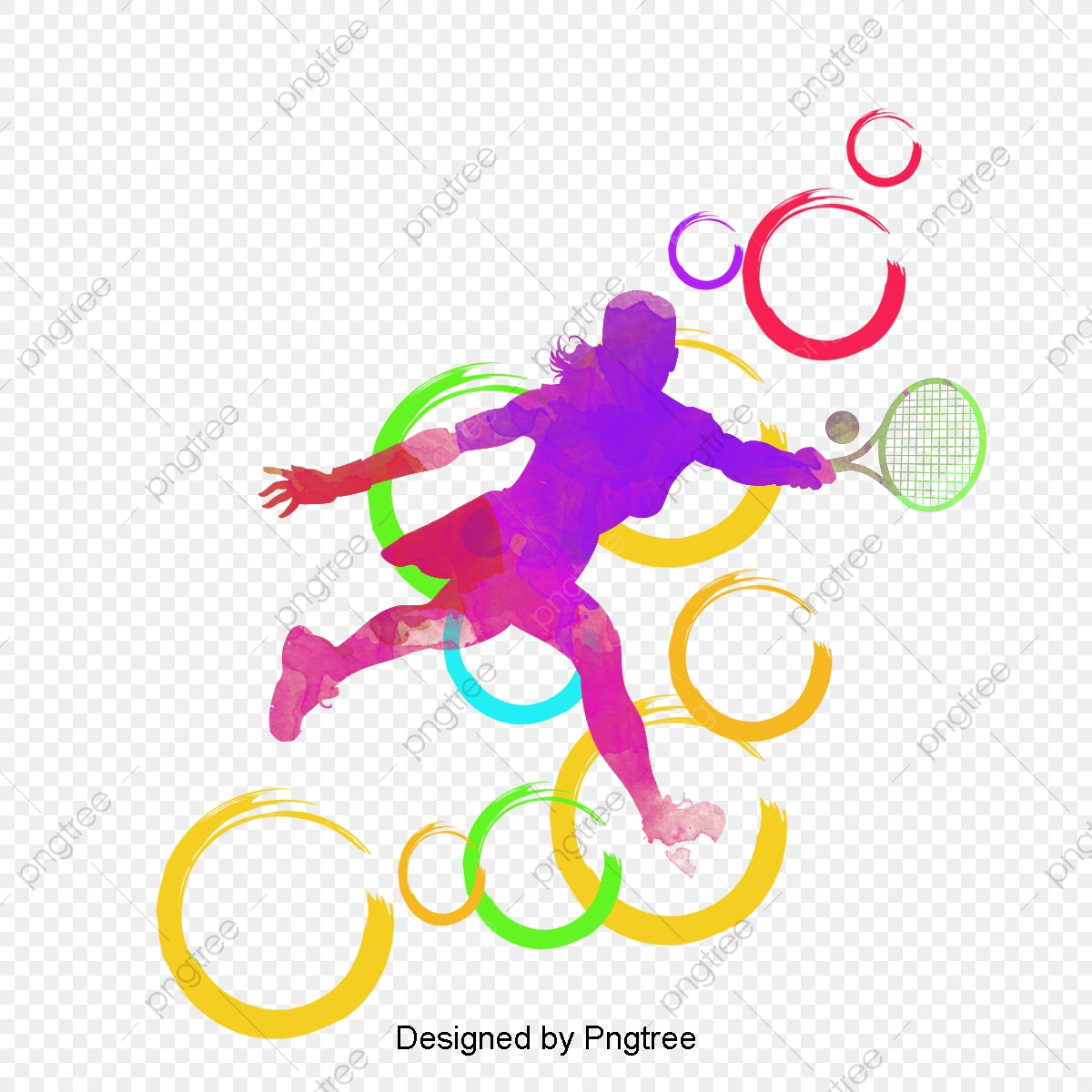 Badminton sports movement background. Olympic clipart sport competition