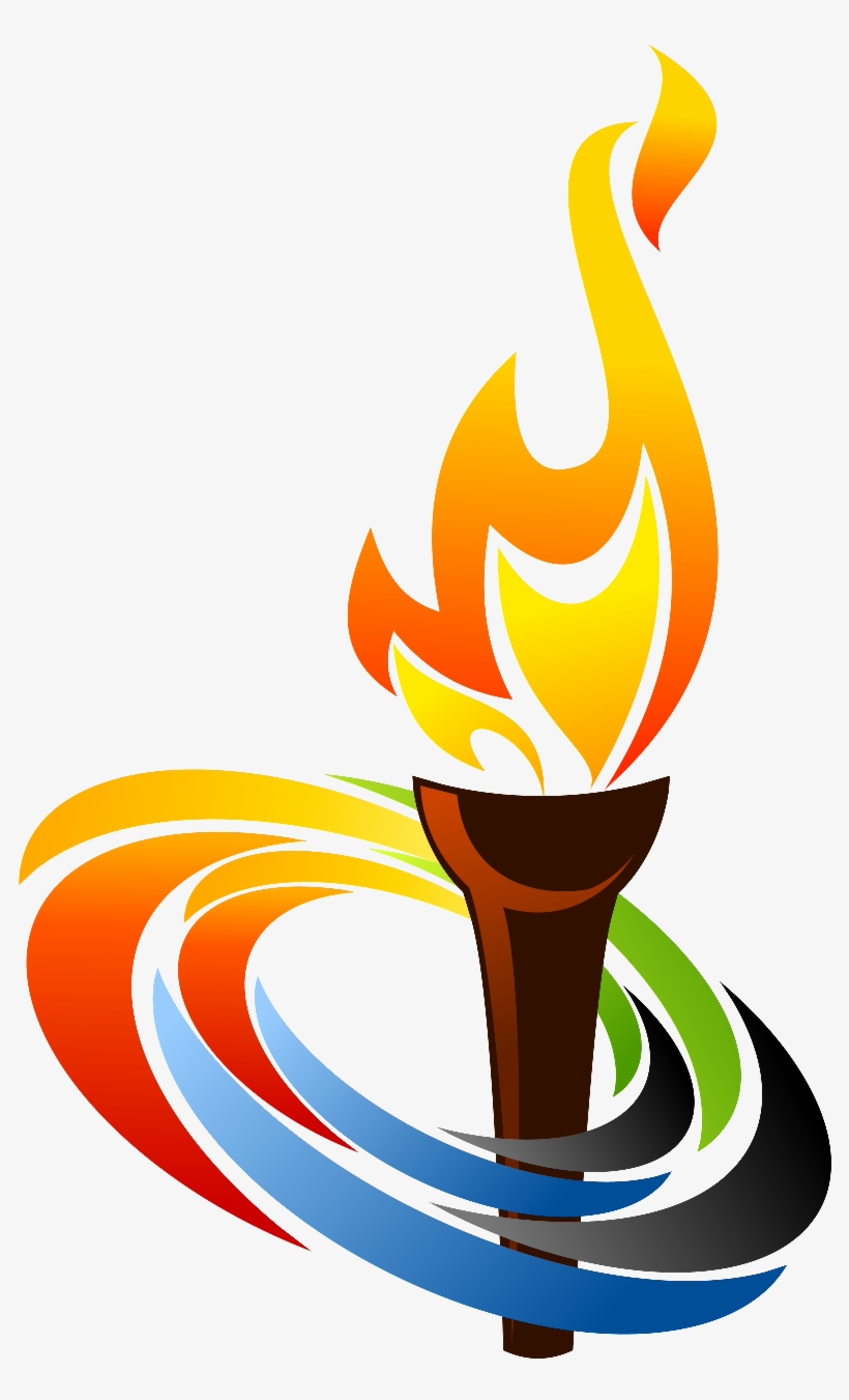 olympics clipart torch book