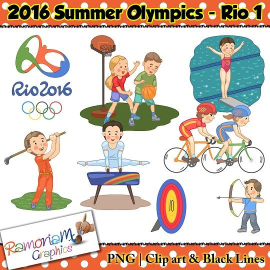 Summer clip art children. Olympics clipart 1st