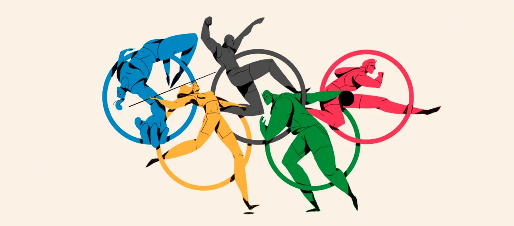 Olympic animation athletes represent. Olympics clipart animated