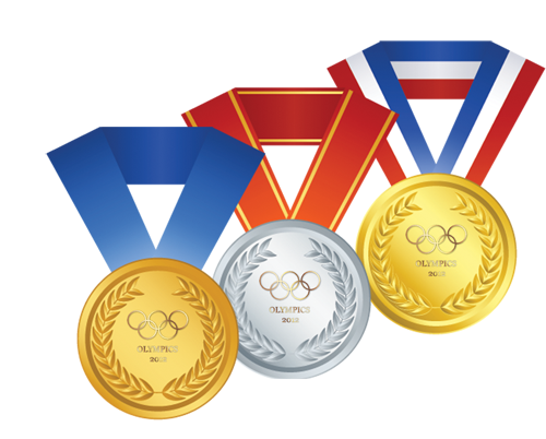 Olympics clipart gold medalist. Olympic medals 