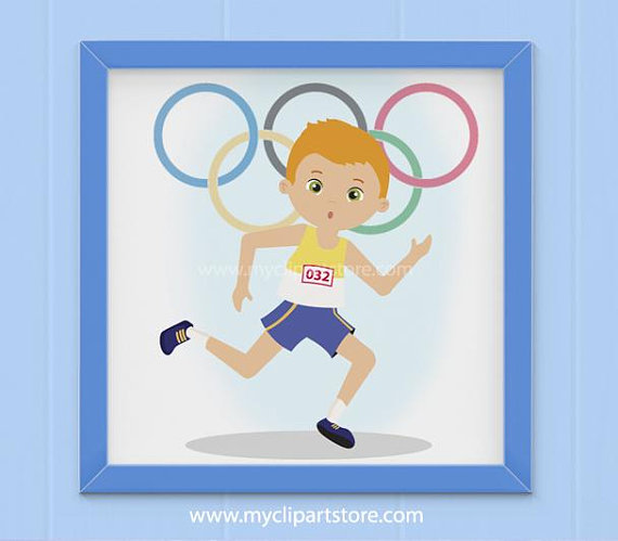 olympics clipart runner olympic