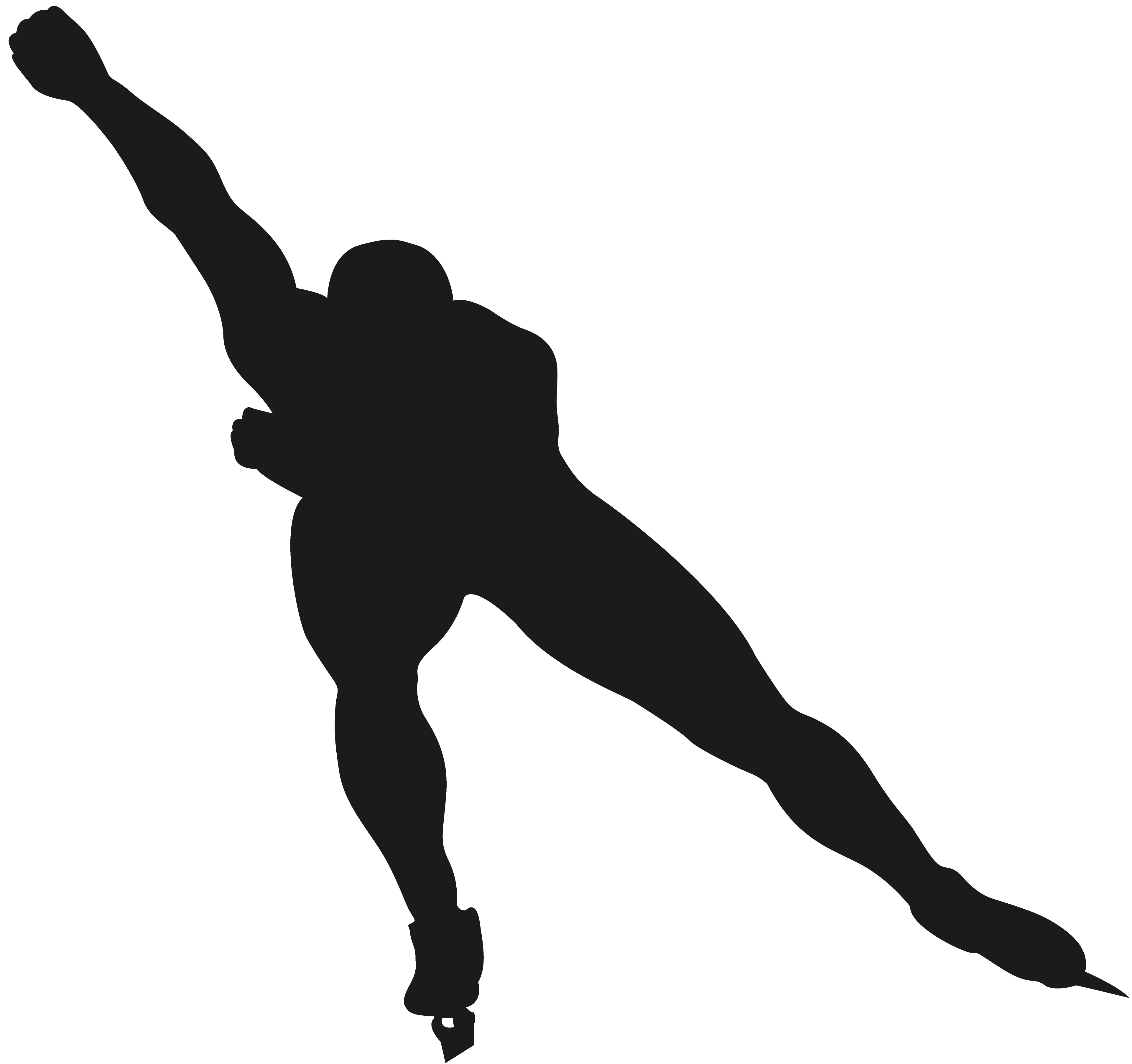 olympics clipart silhouette