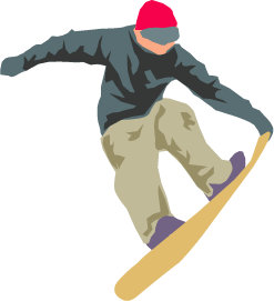 snowboarding clipart winter olympics