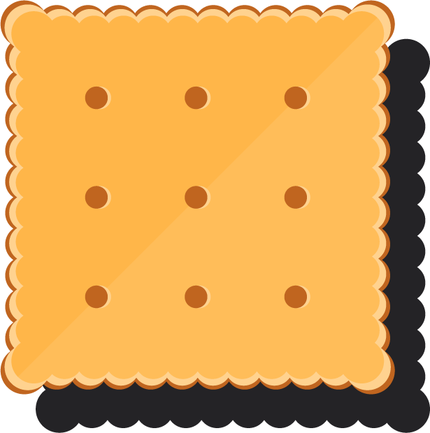 one clipart biscuit