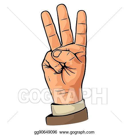 one clipart one hand
