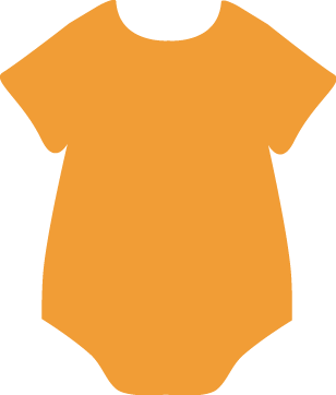 Orange onesie clip art. Pajamas clipart baby outfit