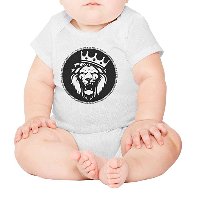 Onesie clipart baby outfit. Amazon com lion logo