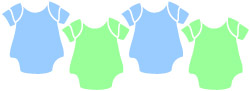 onesie clipart border