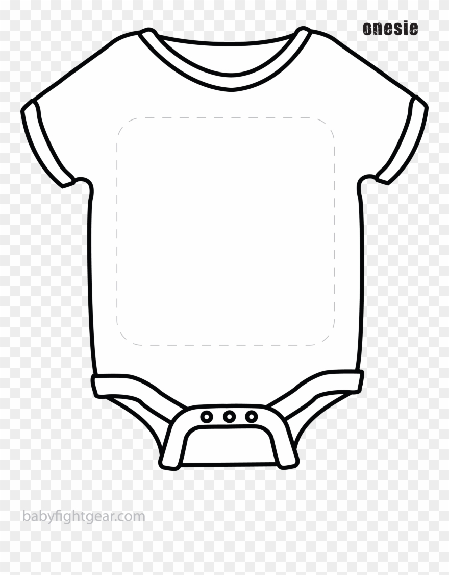 Onesie clipart border. Baby template png pinclipart